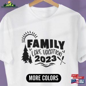 Family Lake Vacation 2023 Shirts Unisex Hoodie