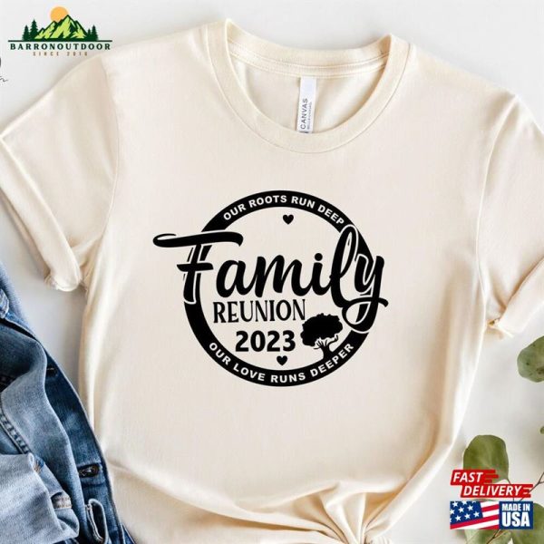 Family Reunion 2023 Shirt Vacation Gift For Hoodie Classic