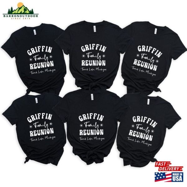 Family Reunion 2023 Shirts Personalized T-Shirts Camping Shirt Hoodie Unisex