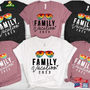 Family Trip 2023 Custom Vacation Shirts Beach T-Shirt Classic