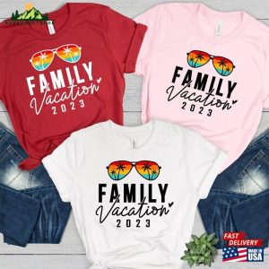 Family Trip 2023 Custom Vacation Shirts Beach T-Shirt Classic