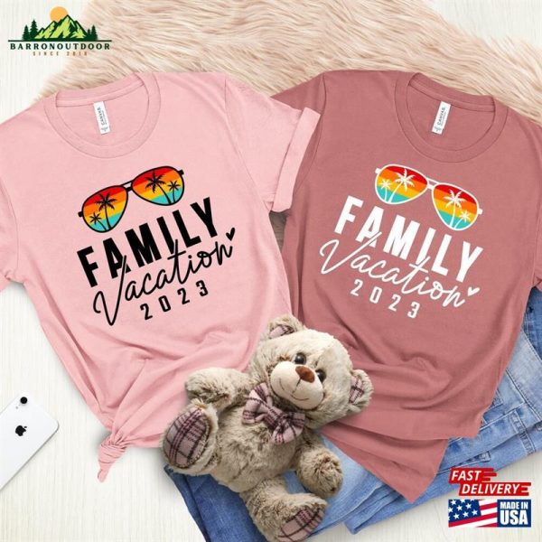 Family Trip 2023 Custom Vacation Shirts Beach T-Shirt Classic