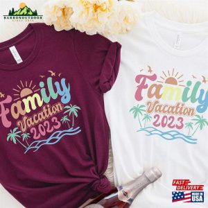 Family Trip 2023 Custom Vacation Shirts Beach T-Shirt Hoodie Sweatshirt