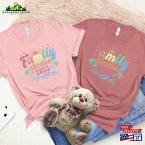 Family Trip 2023 Custom Vacation Shirts Beach T-Shirt Hoodie Sweatshirt