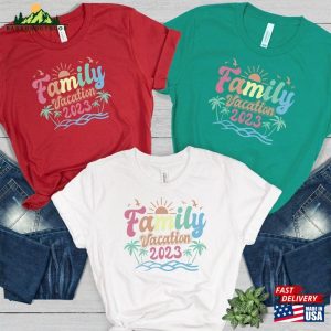 Family Trip 2023 Custom Vacation Shirts Beach T Shirt Hoodie Sweatshirt 4