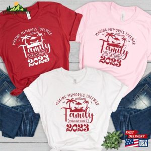 Family Trip 2023 Custom Vacation Shirts Beach T Shirt Unisex Sweatshirt 3