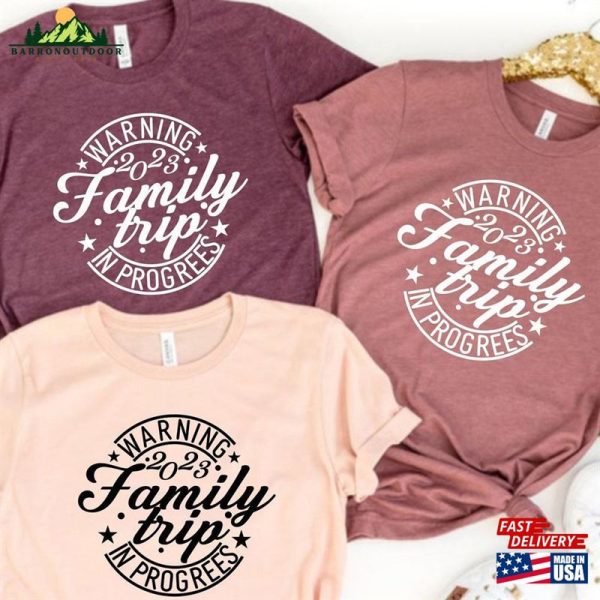 Family Trip 2023 Shirt Custom Vacation Summer Sweatshirt T-Shirt