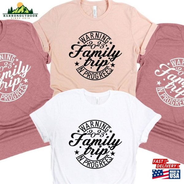 Family Trip 2023 Shirt Custom Vacation Summer Sweatshirt T-Shirt