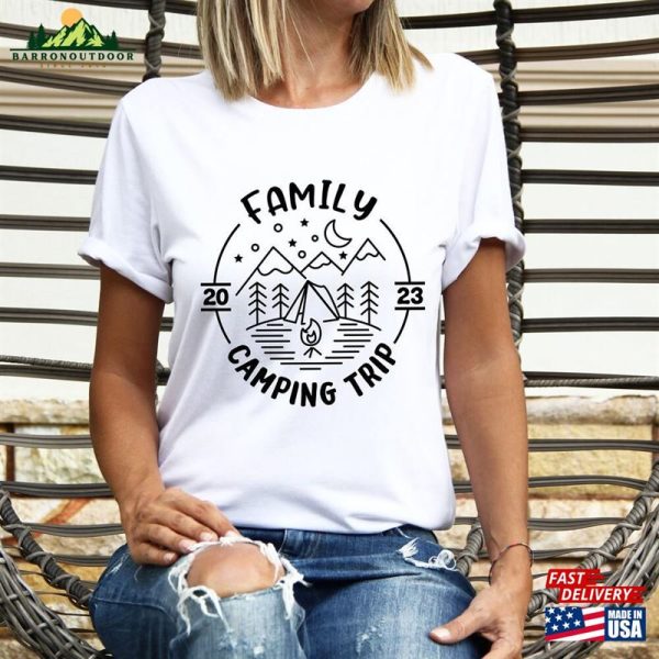 Family Trip 2023 Shirts Vacation Matching Camping Shirt Classic T-Shirt