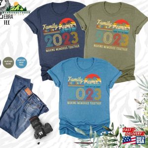 Family Vacation 2023 Making Memories Together Shirt Trip Cruise Classic Hoodie 4