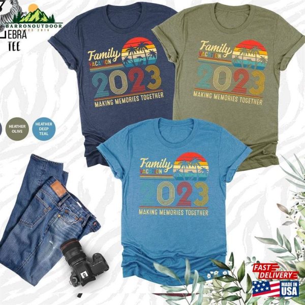 Family Vacation 2023 Making Memories Together Shirt Trip Cruise Classic Hoodie