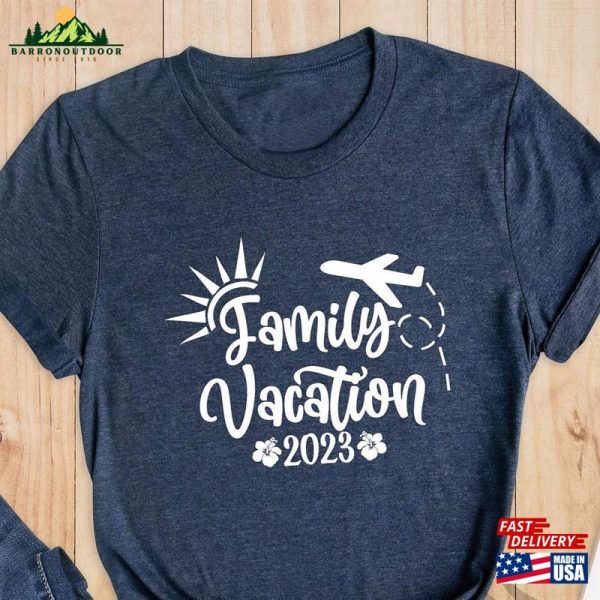 Family Vacation 2023 Shirt Custom Shirts Matching Sweatshirt Unisex