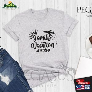 Family Vacation 2023 Shirt Custom Shirts Matching Sweatshirt Unisex