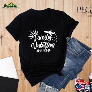 Family Vacation 2023 Shirt Custom Shirts Matching Sweatshirt Unisex 3