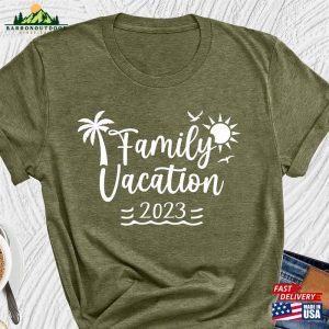 Family Vacation 2023 Shirt Matching Shirts Gift For Hoodie Classic