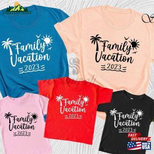 Family Vacation 2023 Shirt Matching Shirts Gift For Hoodie Classic