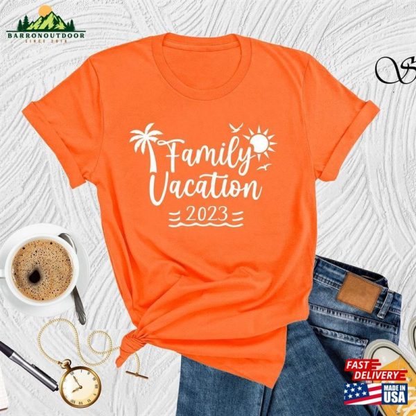 Family Vacation 2023 Shirt Matching Shirts Gift For Hoodie Classic