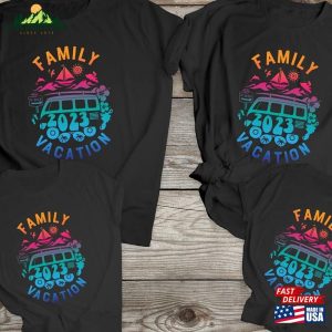 Family Vacation Camping Shirt Custom 2023 Classic T-Shirt