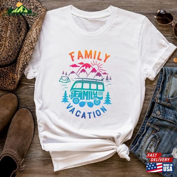 Family Vacation Camping Shirt Custom 2023 T-Shirt Hoodie