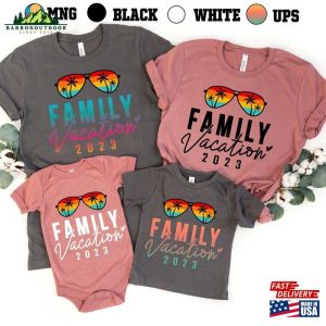 Family Vacation Making Memories Together 2023 4 Different Color Options Cruise Shirt Classic Sweatshirt