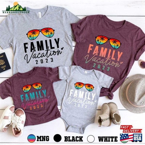 Family Vacation Making Memories Together 2023 4 Different Color Options Cruise Shirt Classic Sweatshirt