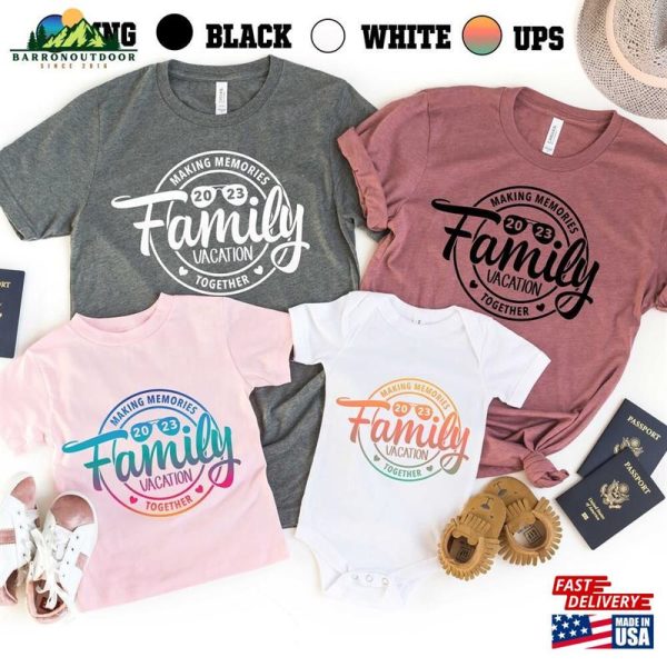 Family Vacation Making Memories Together 2023 Cruise Shirt Summer With Unisex Sweatshirt