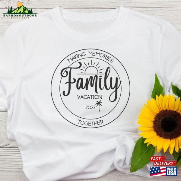 Family Vacation Making Memories Together 2023 Premium Unisex Crewneck T-Shirt