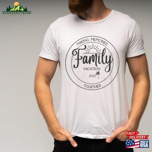 Family Vacation Making Memories Together 2023 Premium Unisex Crewneck T Shirt 3