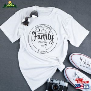 Family Vacation Making Memories Together 2023 Premium Unisex Crewneck T Shirt 4