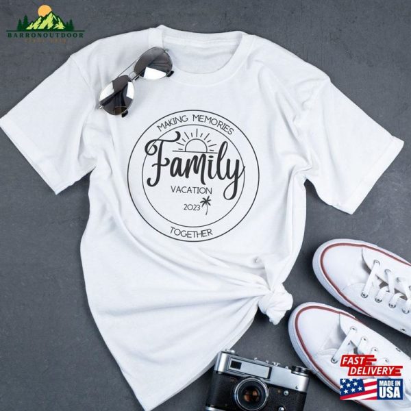 Family Vacation Making Memories Together 2023 Premium Unisex Crewneck T-Shirt