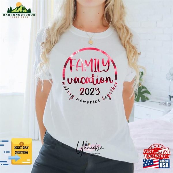 Family Vacation Making Memories Together 2023 Shirt Travel Custom Funny Sweatshirt Hoodie