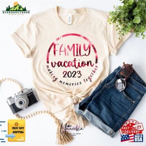 Family Vacation Making Memories Together 2023 Shirt Travel Custom Funny Sweatshirt Hoodie