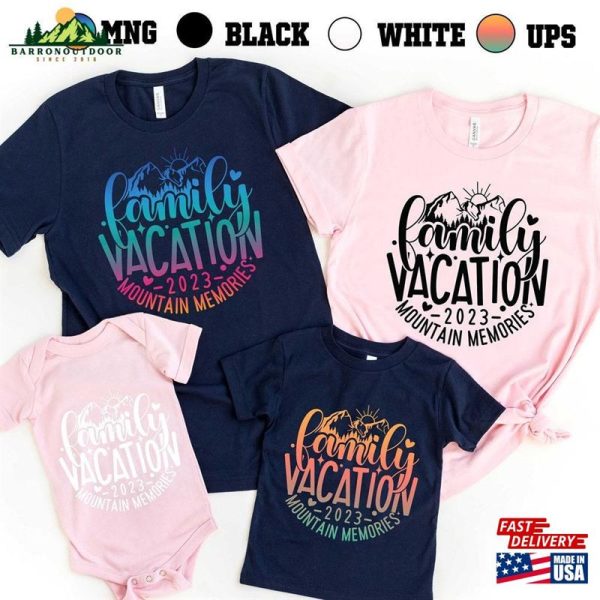 Family Vacation Mountain Memories 2023 Cruise Matching Shirt Sweatshirt T-Shirt