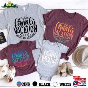 Family Vacation Mountain Memories 2023 Cruise Matching Shirt Sweatshirt T Shirt 3