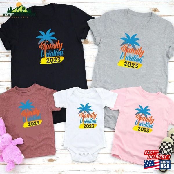 Family Vacation Shirt 2023 Camping Trip Matching Campers Hoodie Unisex