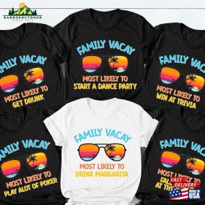 Family Vacation Shirt Travel Matching T-Shirt Classic Unisex