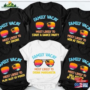 Family Vacation Shirt Travel Matching T-Shirt Hoodie Classic