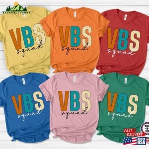 Family Vbs Squad Shirt Vacation Bible School Matching Summer Kids Sweatshirt Unisex