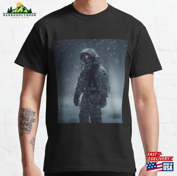 Fantasy Astronaut On A Strange New Planet During Winter Classic T-Shirt Unisex Sweatshirt