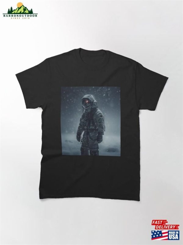 Fantasy Astronaut On A Strange New Planet During Winter Classic T-Shirt Unisex Sweatshirt