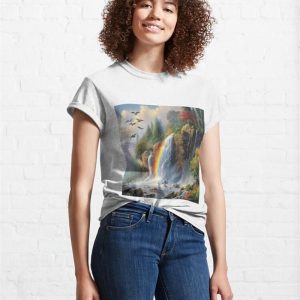 Fantasy Waterfall Classic T Shirt Hoodie 4