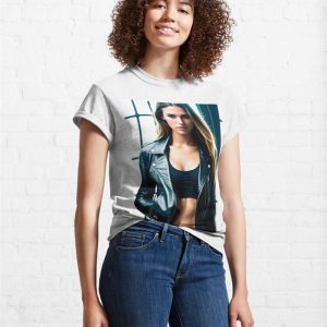 Fashion Modern Art Portrait Of A Beautiful Woman Wall Unisex Hoodie 4