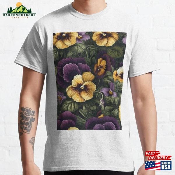 Floral Seamless Pattern Classic T-Shirt