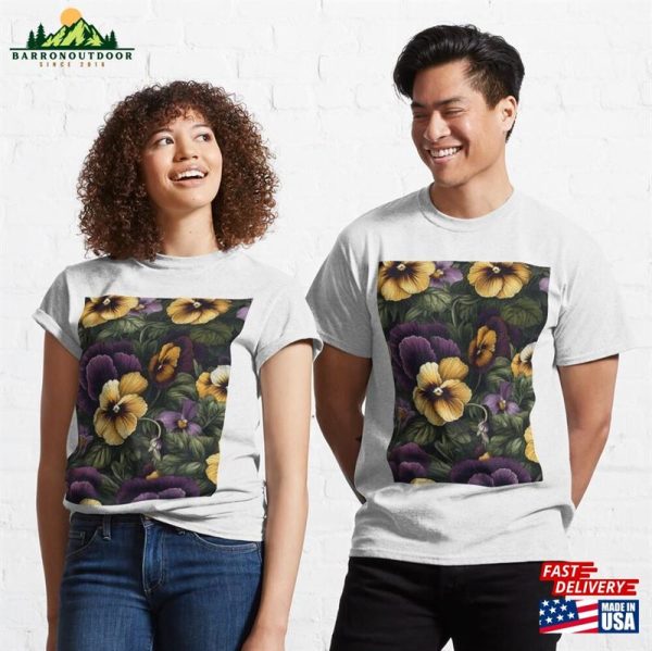 Floral Seamless Pattern Classic T-Shirt