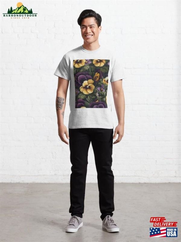 Floral Seamless Pattern Classic T-Shirt