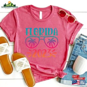 Florida 2023 Holiday T Shirt Happy Holidays Tee State Shirt Sweatshirt 4