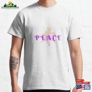 Flower Of Peace Classic T-Shirt Unisex