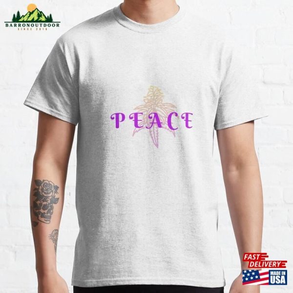 Flower Of Peace Classic T-Shirt Unisex