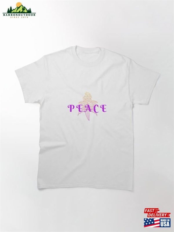 Flower Of Peace Classic T-Shirt Unisex