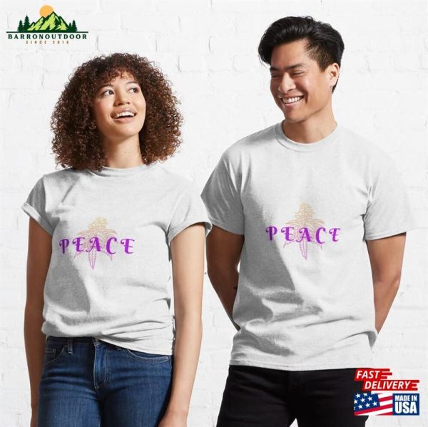 Flower Of Peace Classic T-Shirt Unisex